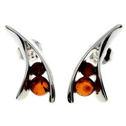 SilverAmber - Damen - 925 Silber & Bernstein Ohrringe - GL112 von SilverAmber Jewellery UK