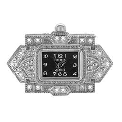 Lancardo fingeruhr Herren, Trendige und stilvolle quadratische Uhr mit eingraviertem Gehäuse und digitalem Zifferblatt, verstellbares Ringband, 3ATM wasserdichte Ringuhr von Silverora