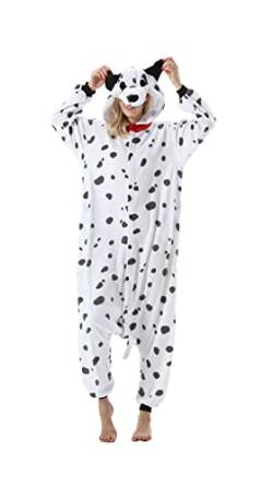 SimZoo Tier-Einteiler-Pyjama für Erwachsene, Herren und Damen, Hunde-Cosplay-Kostüm, Nachtwäsche, Einteilige Unisex-Hauskleidung von SimZoo