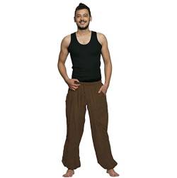 Simandra Freizeithose Triangle - Schlupfhose für Yoga & Fitness Herren (Coffee, M) von Simandra