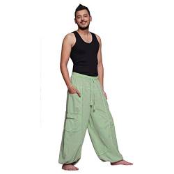 Simandra Hose Pokhara - Freizeithose - Cargohose - Schlupfhose - Aladinhose - Herren Größe XL von Simandra