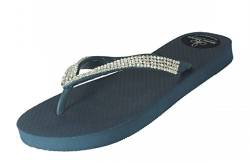 Designer Luxus Flip Flops-Chanclas Exclusivas Simone Herrera-Diamond Line-AIDA-Riemchen Sandale Zehentrenner (39/40) von Simone Herrera Chanclas Exclusivas Luxury Footwear
