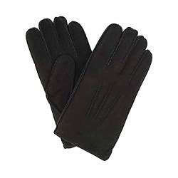Simons Leather Herren-Handschuhe, 100 % Schaffell, Schwarz, Schwarz , L von Simons Leather