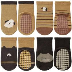 Simpeak Socken Baby, ABS Socken Baby Anti Rutsch, Rutschfeste Babysocken Junge Mädchen, Stoppersocken Baby 0-1 Jahre alt, Dünner Frühling und Herbst, S, Set 11 von Simpeak