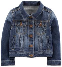 Simple Joys by Carter's Baby-Mädchen Denim Jacket Leichte Baumwolljacke, Mittlere Waschung, 12 Monate von Simple Joys by Carter's