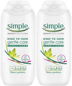 Simple Kind To Hair Gentle Care Conditioner 200Ml - Pack Of 2 von Simple