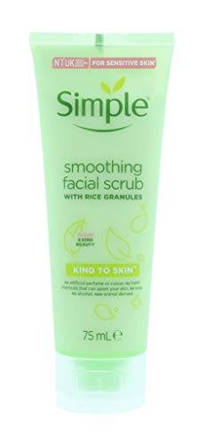 Simple Kind to Skin (Pack of 2) Smoothing Facial Scrub X 75ml von Simple