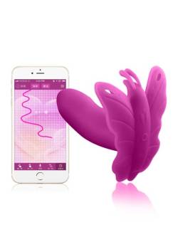 Realov Lydia Butterfly Vibe: Mini-Bunny-Vibrator, lila von SinZ Vibes