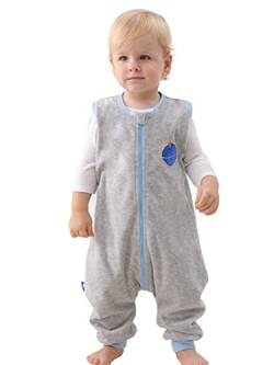 Baby Unisex Schlummersack mit Füße Schlafsack Baby tragbare Fleece-Decke für erste Gehversuche Säugling Kinder 1-4 Jahre tog1.5 von Sincere