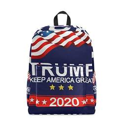 Laptop-Rucksack für Männer und Frauen – Donald Trump 2020 Wahl-Anti-Diebstahl-Rucksack, Reise, Computer, Büchertasche, College, große Tasche, Muster von Sinestour