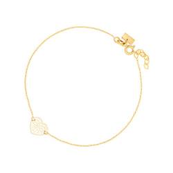 Sinez Gold Damen-Armband mit Anhänger Herz 8 Karat (333) Gelbgold von Sinez