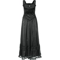 Sinister Gothic - Gothic Kleid lang - Langes Gothickleid - XS bis 4XL - für Damen - Größe XS - schwarz von Sinister Gothic