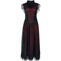 Sinister Gothic - Mittelalter Kleid lang - Gothic Dress - S bis XXL - für Damen - Größe M - schwarz/rot von Sinister Gothic