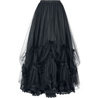 Sinister Gothic - Mittelalter Langer Rock - Gothic Skirt - S bis XXL - für Damen - Größe L - schwarz von Sinister Gothic