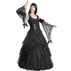 Sinister Kleid Gothic Cinderella schwarz von Sinister