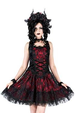 Sinister Minikleid Paisley Red Rose von Sinister