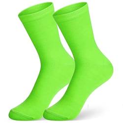 Sintege Herren Neon Socken Junge Socken Rock N Roll 60er 70er 80er Jahre Verkleidung Herren Sportsocken Fußballsocken für Party Männer Frauen, leuchtend grün, Einheitsgröße von Sintege