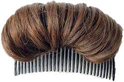 Invisible Fluffy Hair Pad, Haar Fluffy Hair Combs Synthetic, Haarverlängerungen Hair Pad Falsche Haarspange Princess Styling Tools (Hellbraun) von Sinye