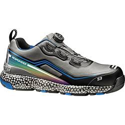 Sir Safety Unisex Toga S3 Sicherheitsschuh - Laufschuhe Bequem, Atmungsaktiv Sicherheitsschuhe Sportlich Schutzschuhe mit Stahlkappen, Farbe: Schwarz/Grau, Gr: EU 42 von Sir Safety