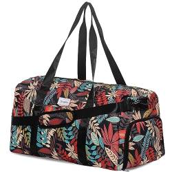 Sivaletis Damen Große Duffel Bag 22 Zoll Reisetasche mit Schuhtasche Multifunktions Weekender Sport Gym Bag, Mehrfarbig, modisch von Sivaletis
