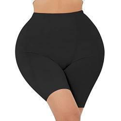 Gesäß Hüftverstärker gepolsterte Shaper Control Pantties Silikon Hip Pads Frauen Nahtlos Fake Ass Push Up Gesäß Shapewear - Schwarz - X-Groß von Sivane