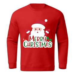 Siweiy Hässliche Weihnachtspullover Herren & Männer Geschenke - Weihnachten Weihnachtspulli Santa Weihnachtsmann lustig Rundhals-Pullover von Siweiy