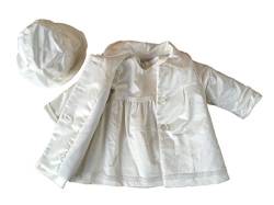 Six4kids Edel Taufset Taufkleid Ivory aus Baumwolle (74, Ivory) von Six4kids