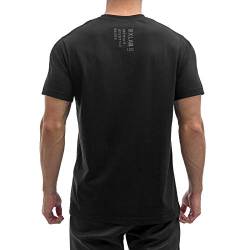 Sixlab Trademark Oversize T-Shirt Muscle Shirt Gym Fitness Longshirt (S, Schwarz) von Sixlab
