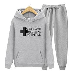 SiyaTom Grey and Sloan Memorial Hospital Merch Hoodie Sweatshirts Frauen Mädchen Pullover Sweats Set Hoodie Set von SiyaTom