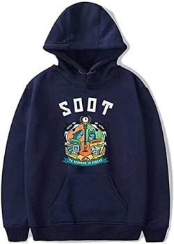 SiyaTom Wilbur Soot Merch Hoodie Sweatshirt Cool Printed SOOT Logo Trainingsanzug Streetwear für Herren und Damen von SiyaTom