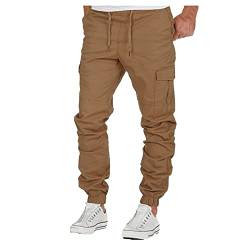 Sizoer Christmas Arbeitshose Stretch Herren Cargohose Herren Stretch 5XL Latzhose Herren Arbeitshose Schwarze Jogginghose Herren Breit Jogging Herren Hose Baumwolle Herren Hosen Modern Elegant Grau von Sizoer