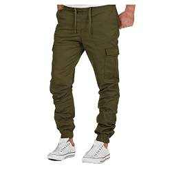 Sizoer Christmas Arbeitslatzhosen Männer Cargohosen Für Herren Arbeitshose Herren Latzhose Jeans Jogginghose Herren Baggy Cortez Jogginghose Männer Baumwolle Warm Chino Hose Herren Slim Fit Stretch von Sizoer