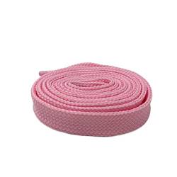 1,8cm 0,7 '' Fat Shoelaces für Lady Woman Heavy Duty Schnürsenkel Sneaker Flach Breite Schuhe Strings, 138 Rosa, 140cm von Sjzwt