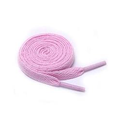 Schnürsenkel 1 Paar Schnürsenkel Flache Sportschuhe Schnürsenkel beiläufige Segeltuch-Polyester Schnürsenkel, Rosa, 100cm von Sjzwt