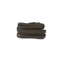 Schnürsenkel 1Pair 28 Farben Klassische Wohnung Shoelaces Solid Color Sneaker Schnürsenkel für alle Shoess 100-160cm, Kaffee, 120cm von Sjzwt