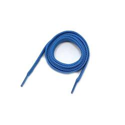 Schnürsenkel 1Pair 28 Farben Klassische Wohnung Shoelaces Solid Color Sneaker Schnürsenkel für alle Shoess 100-160cm, See blau, 100cm von Sjzwt