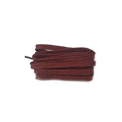 Schnürsenkel 1Pair 28 Farben Klassische Wohnung Shoelaces Solid Color Sneaker Schnürsenkel für alle Shoess 100-160cm, rote Datteln, 140 cm von Sjzwt