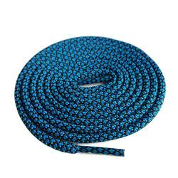 Schnürsenkel Außen 4.5mm Wanderschuhe Schnürsenkel Polyester Seil Schnürsystem Shoestring Schnürsenkel für Basketball-Schuh-Turnschuh, 22 Blau Schwarz, 100cm von Sjzwt