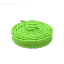 Schnürsenkel Sneaker Bunte Sportlich Wohnung Weit Shoess 1.8cm /0.7 ‚‘ Fat Shoelaces für Dame Frau, 137Fluorescein Grün, 140 cm von Sjzwt