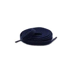 Shoelace Bunte Breite von Flach Schnürsenkel Schnürsenkel für Sneakers Sportschuhe 24color 150cm, Marineblau, 150cm von Sjzwt