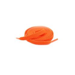 Shoelace Bunte Breite von Flach Schnürsenkel Schnürsenkel für Sneakers Sportschuhe 24color 150cm, Orange, 150cm von Sjzwt