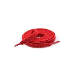 Shoelace Bunte Breite von Flach Schnürsenkel Schnürsenkel für Sneakers Sportschuhe 24color 150cm, Rot, 150cm von Sjzwt