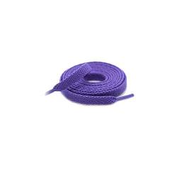 Shoelace Bunte Breite von Flach Schnürsenkel Schnürsenkel für Sneakers Sportschuhe 24color 150cm, lila, 150cm von Sjzwt