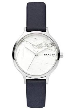 SKAGEN Damen Analog Quarz Uhr mit Leder Armband SKW2719 von Skagen