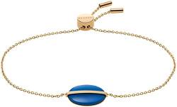 Skagen Armband Für Frauen Sea Glass, Länge: 216mm, Breite: 10.5mm Gold-Edelstahl-Armband, SKJ1576710 von Skagen