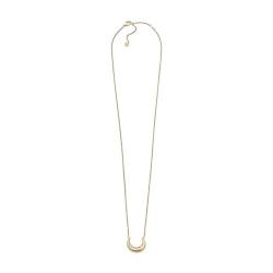 Skagen Halskette Für Frauen Kariana, Länge: 609.6mm+70mm, Breite: 22mm, Höhe: 18.8mm Gold-Edelstahl Halskette, SKJ1614710 von Skagen