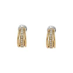 Skagen Ohrringe Für Frauen Kariana, Länge: 11.8mm, Breite: 5mm Gold-Edelstahl-Ohrringe, SKJ1610710 von Skagen