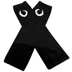 Damen Handschuhe Goth Arm Sleeve Cool Black Moon Cross Printed Hip Hop Arm Warmers, Mond, Einheitsgröße von Skateboard Frog