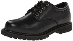 Skechers Cottonwood Elks 77041 Black Leather Non-Safety Work Shoe von Skechers