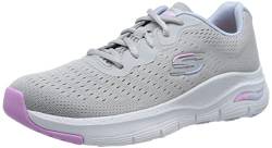 Skechers Damen 149722 Gymt Sneaker, Graues Netzgewebe, Lavendel, hellblauer Rand, 37 EU von Skechers